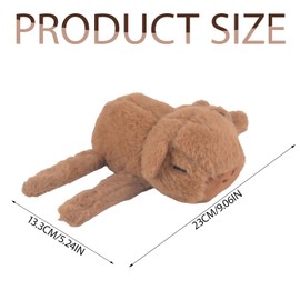 SSKHE Cute Capybara Backpack Plush Toy Slap Bracelet, Easter Slap Bands for Girls, Interactive Slap Bands for Kids, Unique Cute Things for Girls, Adorable Birthday Toy Gift for Kids (capybara-turtle)