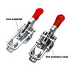 2pcs Toggle Latch Clamp 304 Stainless, Adjustable Latch, Smoker Clamps