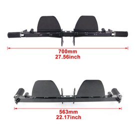 Xitomer Highway Crash Bar Foot Peg, Fit for KLR650 1987-2018 KLR650 2022 2023 2024 Engine Guard Motorcycle Engine protector Highway Peg