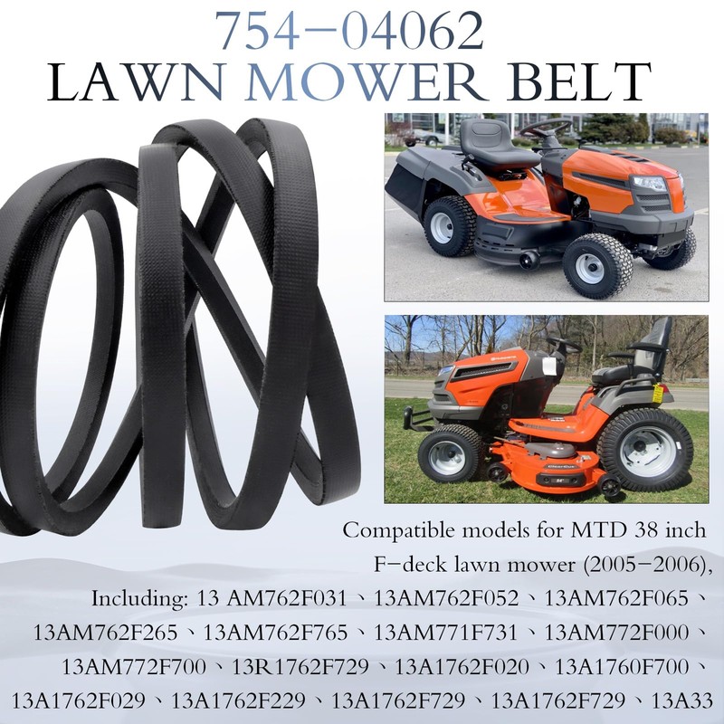 Deck Belt for 38" F Decks (1/2" x 77.5") -