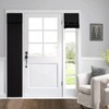 HOMEIDEAS Side Door Window Curtains, Front Door Curtains for Small