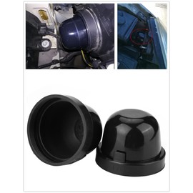 KIMISS 70 mm PVC Rubber Seal Dustproof Covers for LED Headlight Conversion Kit 2 Pieces Diameter 70 mm Bulbs Waterproof Car LED Headlight Seal Cover Cap Cap