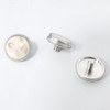 TRADERPLUS 3Pcs Trumpet Valve Buttons Beige Shell Inlay Trumpet Valve