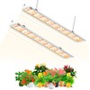 SZHLUX LED Grow Light 2FT Full Spectrum 2 Pack 80W