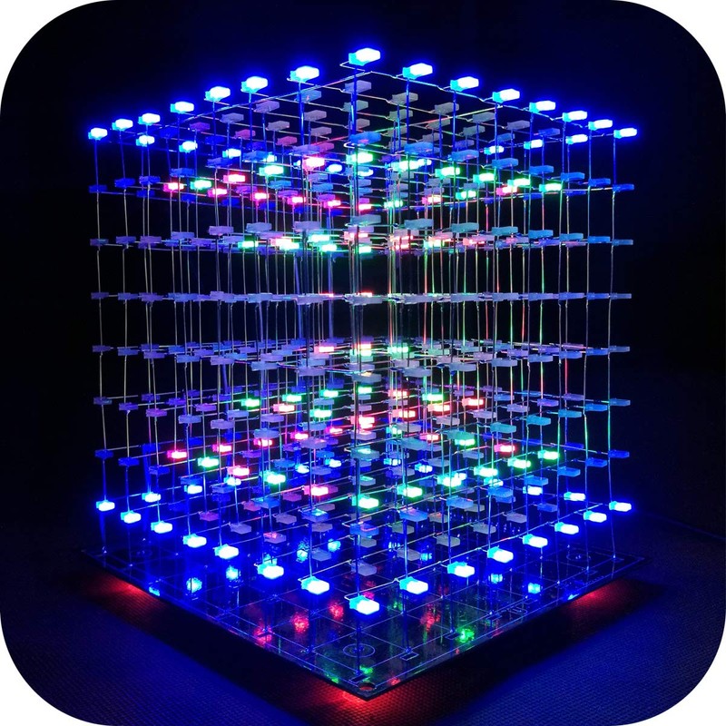 iCubeSmart 3D Led Cube, DIY Electronic Kit, Led Cube Soldering