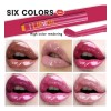 Set De Pintalabios X Make-up Press, Brillo Labial Liso Y