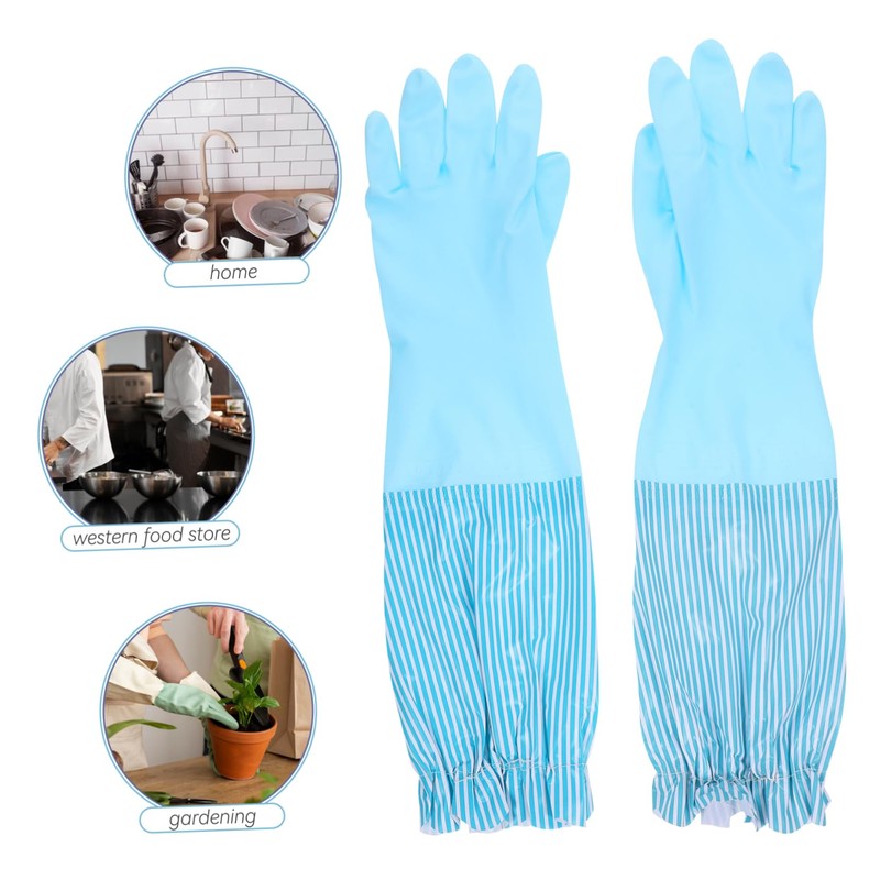 TOVINANNA 1 Pair Winter Dish Washing Gloves for Kitchen Cleaning
