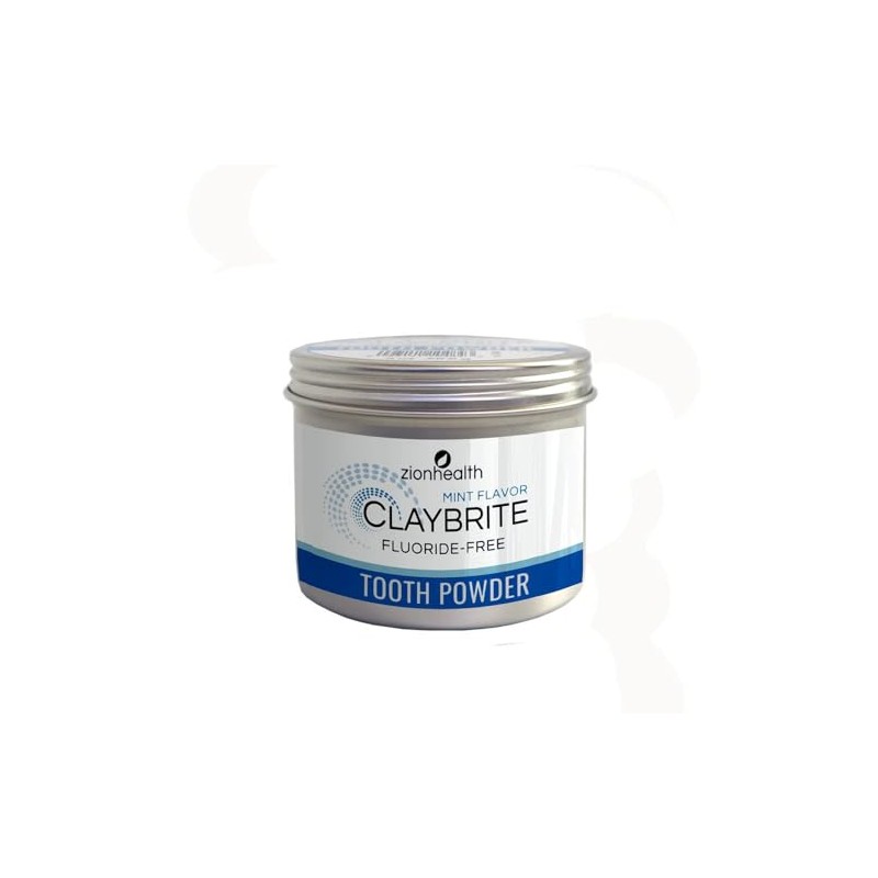 Zion Health Claybrite Tooth Powder 2 oz Powder