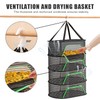 gexuamz Drying Net for Herbs, 4-Layer Herb Dryer Hanging with