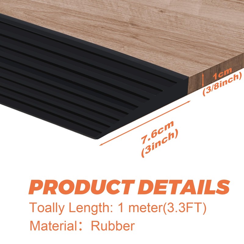 Storystore Threshold Ramps for Doorways, 3'' Wide x 3.3 FT