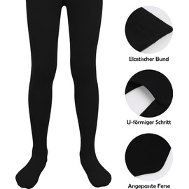 Libella Pack of 3 Children's Boys Knitted Tights Cotton Plain 2710, 3 Pair Set J