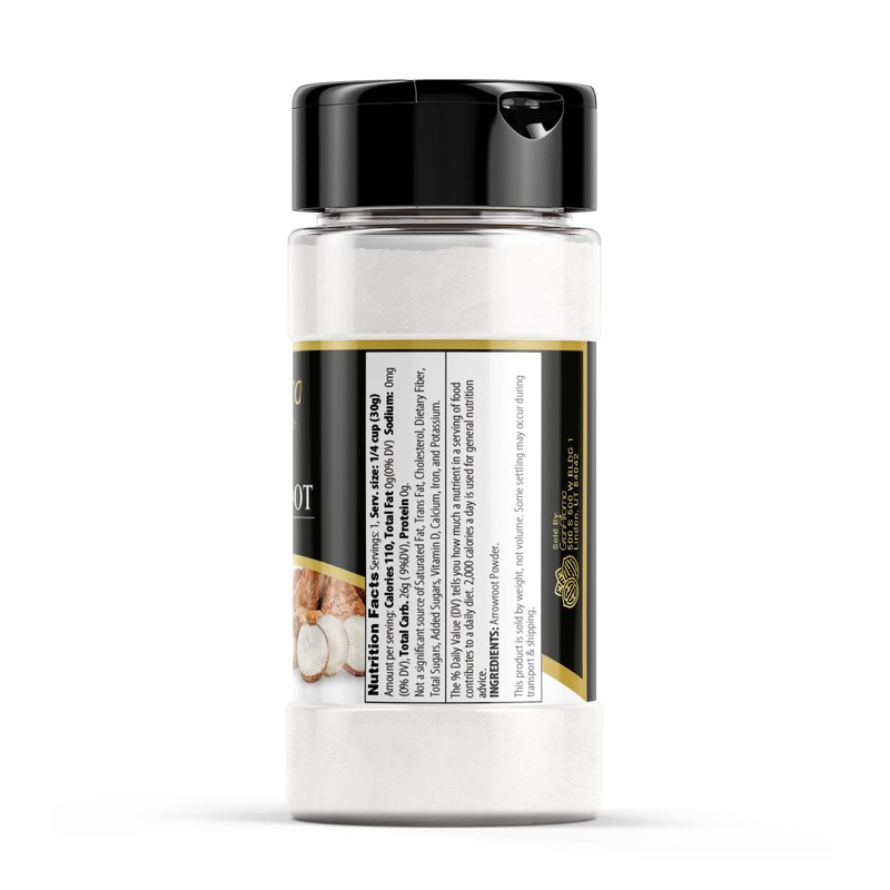 GranAroma Arrowroot Powder, Cooking & Baking, Natural Thickener, Versatile Powder