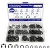 HayEastdor 400PCS 10 Size E-Clips Assortment Kit Black Alloy Steel