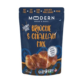 Modern Bread & Bagel - Mezcla de brioche y jalá sin gluten | Certificado sin gluten | Sin nueces | Sin OMG | Sin maíz y soja | Apto para...