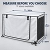 Outdoor Air Conditioner Cover, Oxford Cloth Weather Protector with Roll-Up