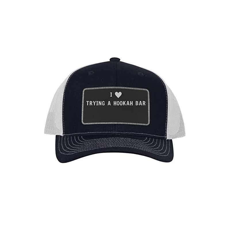 I Heart Love Trying A Hookah Bar - Leather Black