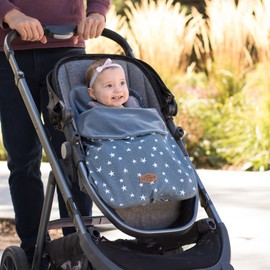 JJ Cole Baby Bundle 365 – Baby Car Seat Cover & Stroller Accessory – Lightweight Baby Bunting for Year Round Comfort