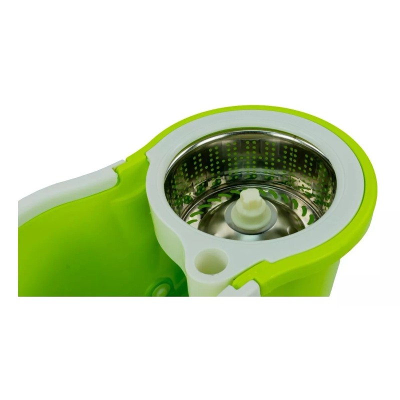 SM Trapeador Mop Inteligente Microfibra Exprimidor Gira 360°