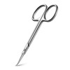 BEZOX Precision Curved Tip Cuticle Scissors - Sharp Scissors for