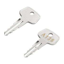 A136 SKS roof rack key,Yakima Replacement Key,Replacement Keys for Yakima SKS Ski,Cargo Box,Roof Racks,Carrier Racks and Crossbars with Code Series A136[2 pcs]