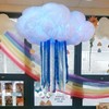 Lounsweer 43 Pcs Classroom Cloud LED Light 3D Sensory Cloud