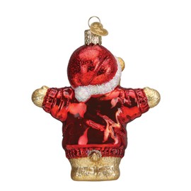 Old World Christmas I Love You More Bear Ornament
