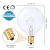 Simba Lighting Small Globe G16.5 Round Bulb 40W E12 Candelabra