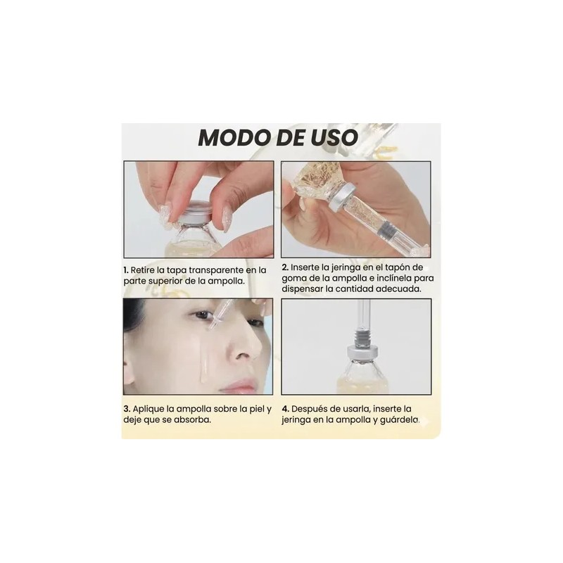 Serum Facial Tópico Antiedad Peptidos De Seda + Colágeno