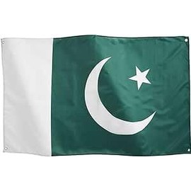 Zac's Alter Ego 5 x 3 Feet Large Pakistan Flag - Great for Carnivals & Festivals