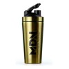Vaso Shaker Aluminio Dorado Mdn Sports Mezclador Proteínas
