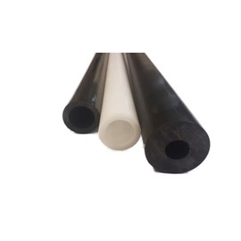 PSB STAHL AUF MASS POM Hollow Rod Plastic Round Tube 30 x 15 mm L = 500-1500 mm Black (500 mm)