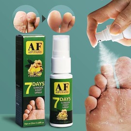 AIFUFAND-7 DAYS Ginger Foot Spray, Odor Control, Intensive Foot care,Foot support - Specification: 1 pack