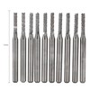 10pcs 2mm Cemented Carbide End Mill Engraving Bits Carving Drill