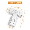 2Pack Fridge Locks for Kids, Child Proof Refrigerator Door Locks