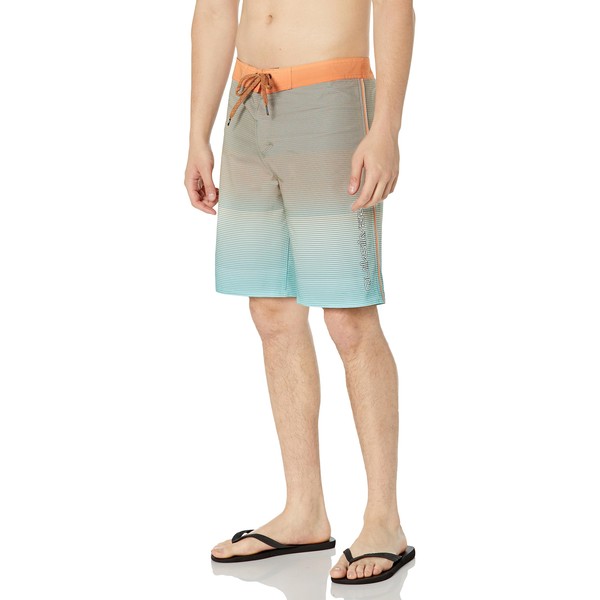 Quiksilver Men's Standard Surfsilk Massive 20 Boardshort Swim Trunk, Cameo