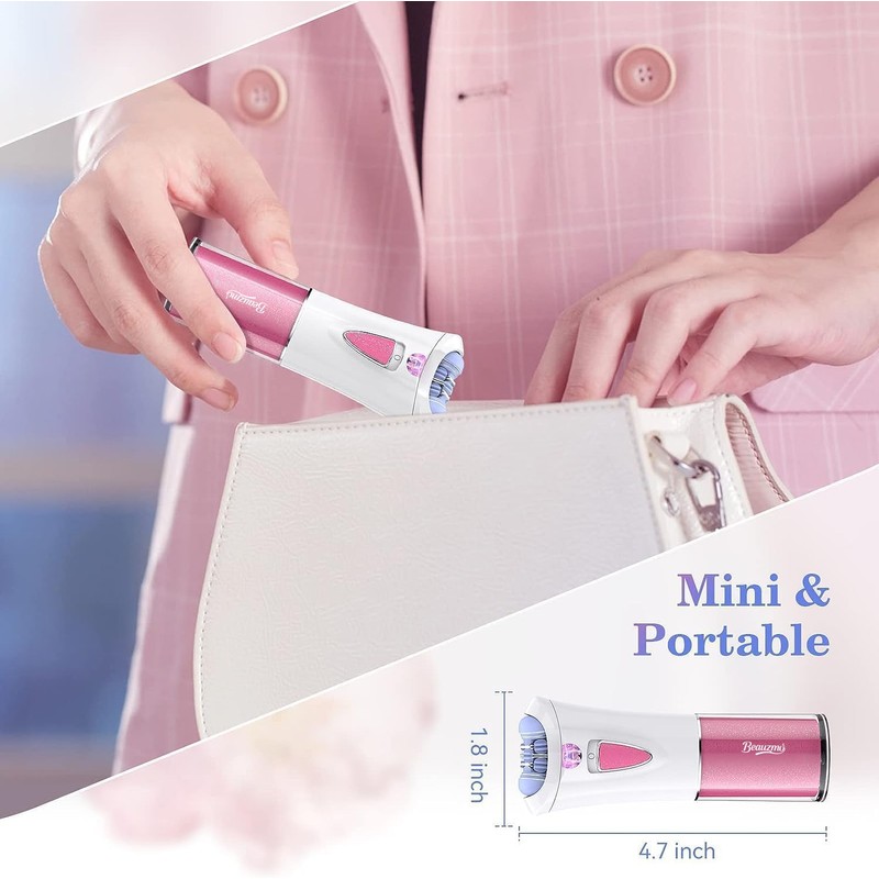 Mini Epilator, Facial Hair Remover for Women, Full Body Smooth