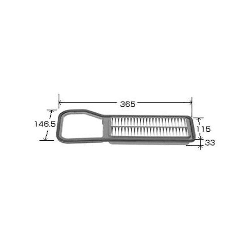 PIAA PF65 Air Filter (Air Filter), 1 Piece Set [For