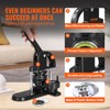 VEVOR Button Maker, 1/1.25/2.28 inch(25/32/58mm) 3-in-1 Pin Maker with 300pcs