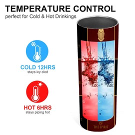 ATHAND The Gospel of Peace Worship Gift For Pastors, Put The Full Armor Of God 20oz Tumbler With Lid