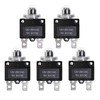 5PCS 10Amp Circuit Breakers Push Button Reset DC 32V,AC125-250V with