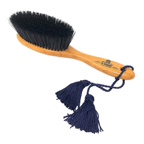 KENT CC5BT Clothes Brush for Cashmere & Wool with Tassels for Royal Family Since 1777