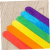 Operitacx Wooden Craft Sticks DIY Popsicle Sticks 100pcs for Craft