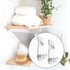 20pcs Self Locking Shelf Support Pegs, Clear Plastic Shelf Pins