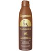 Coppertone Tanning Sunscreen Spray with Broad Spectrum SPF 15, Water