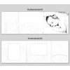 Leporello 3-Piece Portrait Folder for 13 x 18 Photos &