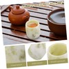 SHOWERORO Tea Cup Natural Crystal Tea Container Home Office Use