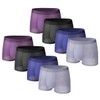 Boxhero [2025 Upgrade] Bamboo Boxer Briefs- Breathable Mens Underwear, Built-in