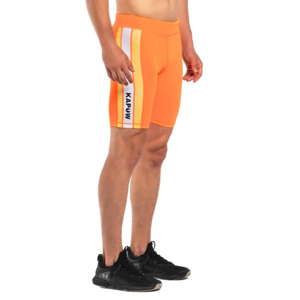 Kapow Meggings Men's Short Leggings Compression Shorts: Recycled Material with