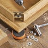 M10 Nuts, 40 Pieces Standard A2 V2A Self Locking Nuts,