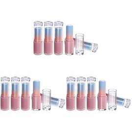 Healeved 15pcs Lipstick Tubes Empty Bulk DIY Containers Refillable Travel Lip Balm Holders
